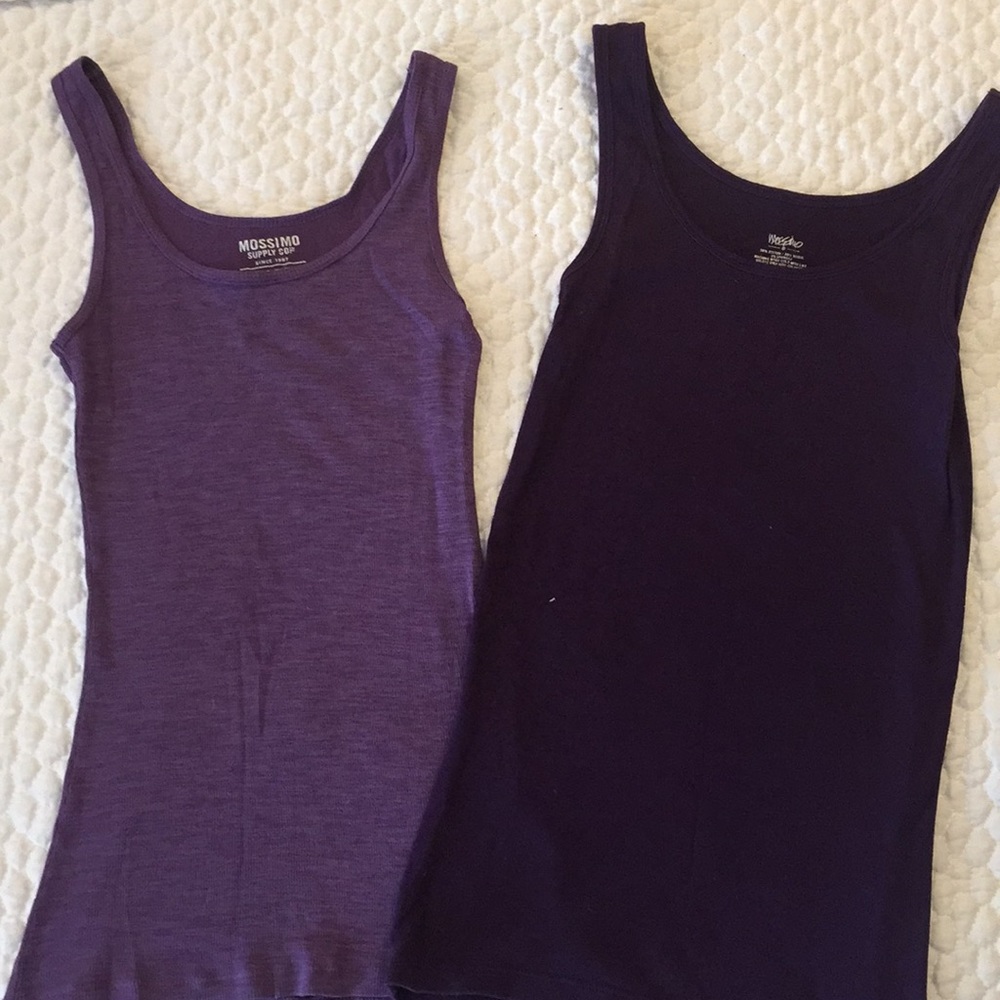 Two Purple Tanks